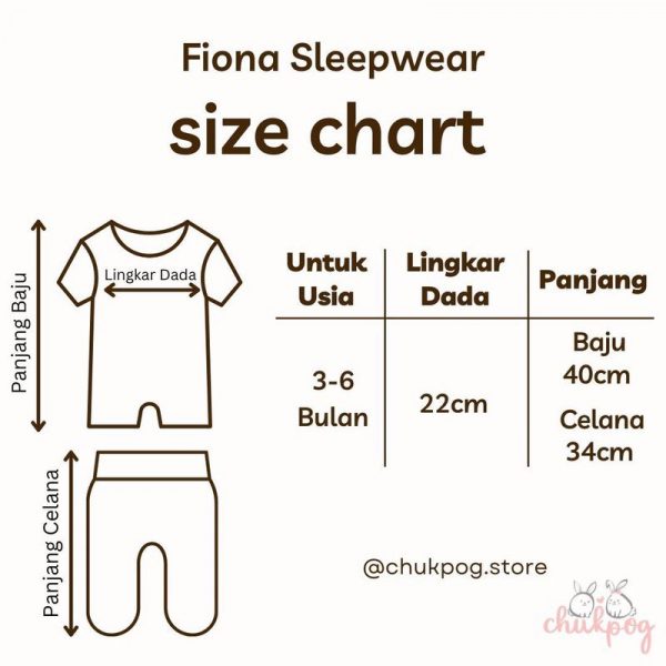 Fiona Sleepwear 3-6 Month